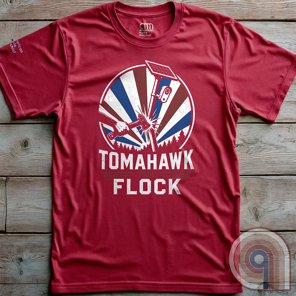 Tomahawk The Flock - Anti-Surveillance State T-Shirt