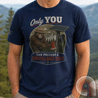 Smokey The Bear Anti Flock Surveillance State T-Shirt