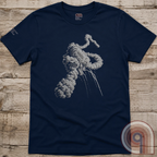 Challenger Explosion Cross Stitch NASA T-Shirt