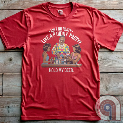 Bill Cosby, Hollywood’s original master mixologist, lines up the drinks with a devilish grin, proving he’s not about to be outdone by P Diddy in the elite predator party scene. This retro-style tee satirizes the scandal showdown, where the rich and powerful mix more than just cocktails. With a vintage-inspired no-nonsense design, this shirt calls out the dark underbelly of Hollywood hypocrisy. Perfect for those who expose the truth, mock the elite, and refuse to let history be rewritten. Color- Red2
